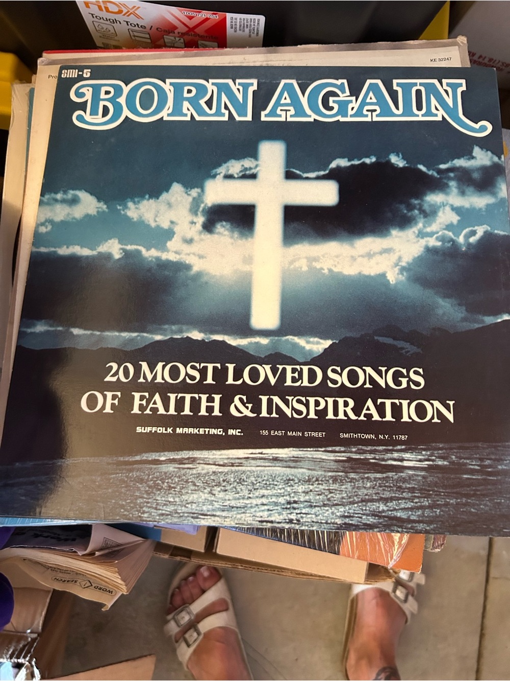 1977 compilation vinyl record titled "Born Again 20 Most Loved Songs of Faith &